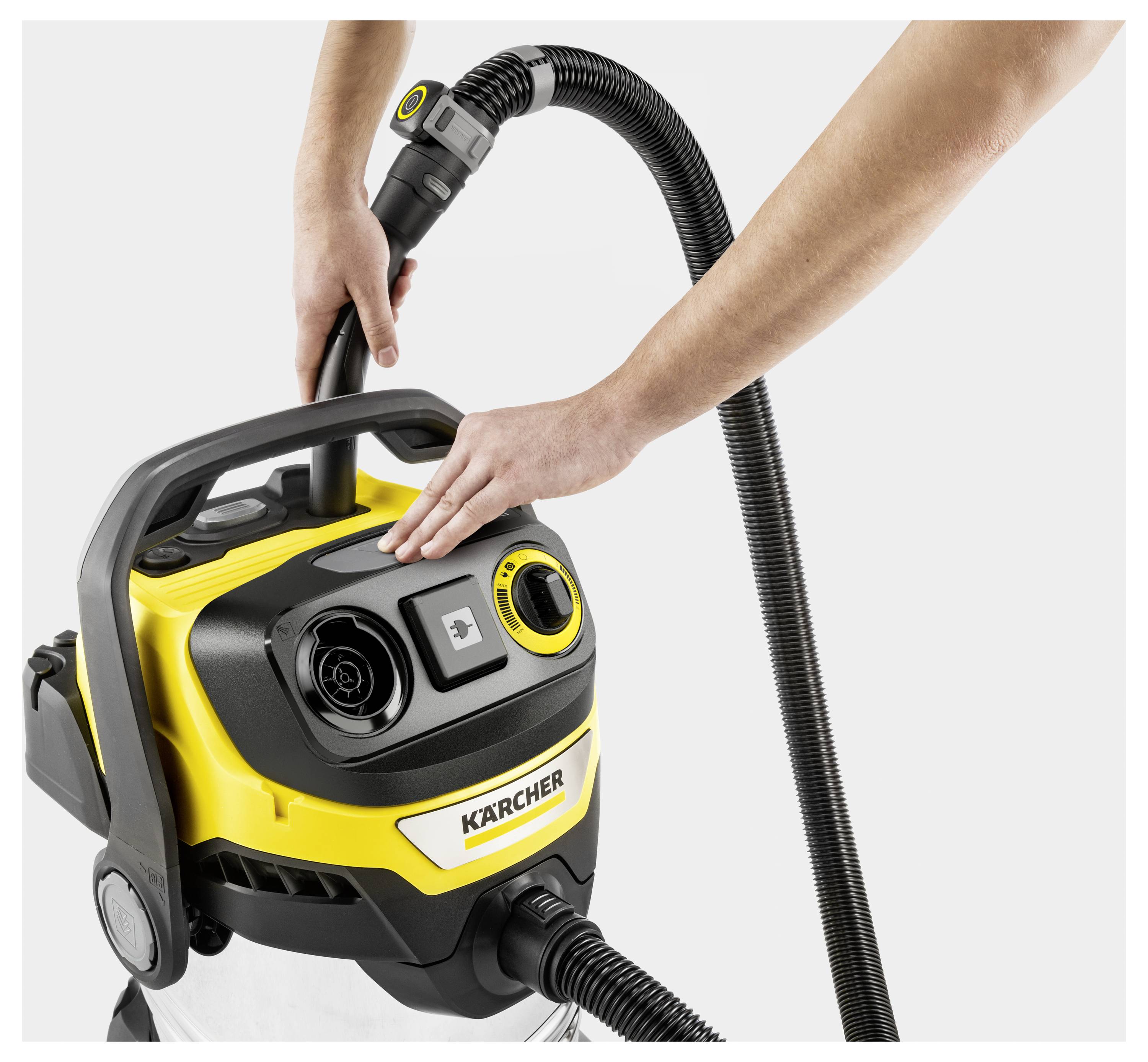 Kärcher Home & Garden WD 7 Control P S 30/6/35/T 1.628-385.0 Nass-/Trockensauger 1400W 30l halbautomatische Filterreinigung