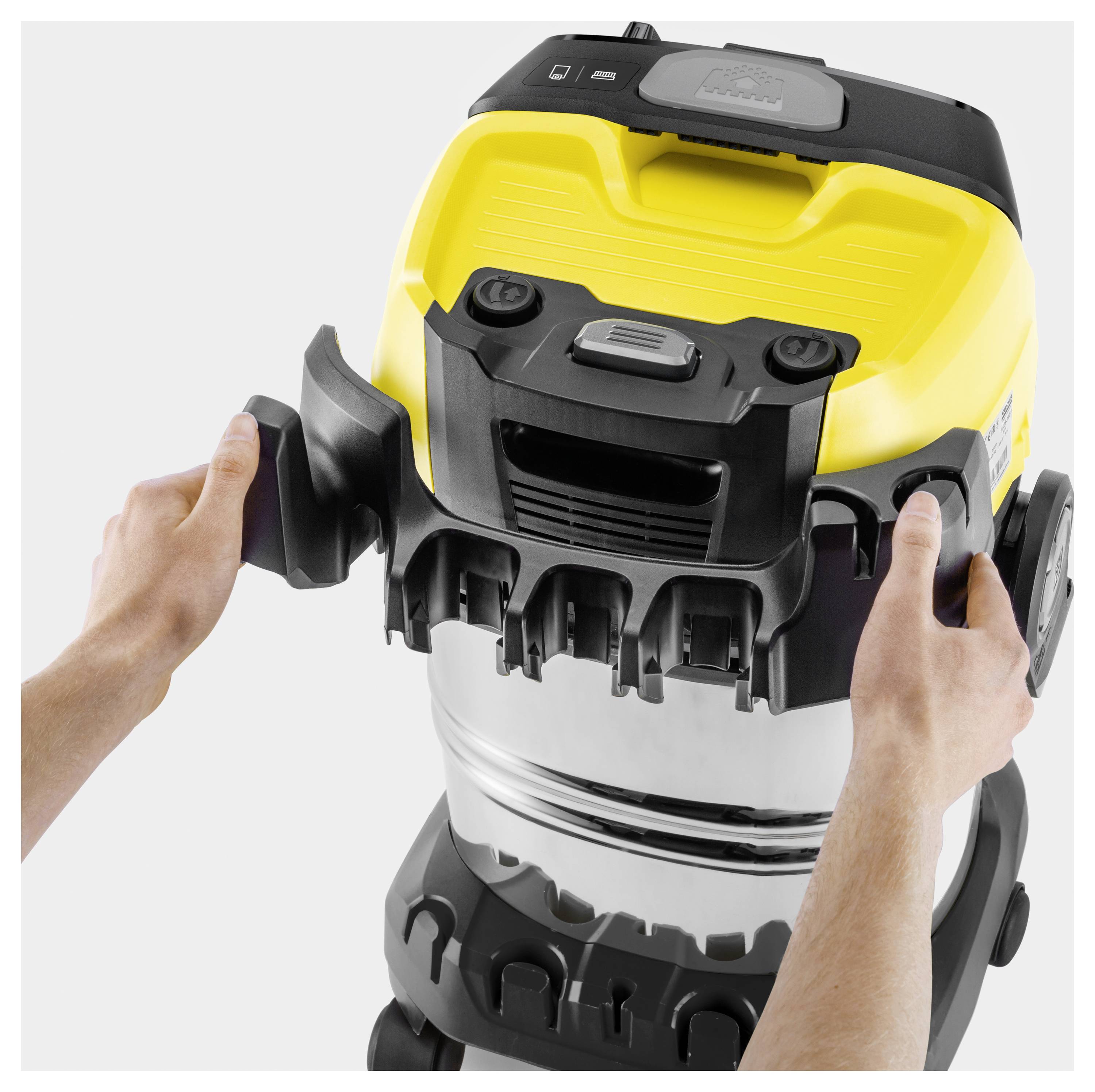 Kärcher Home & Garden WD 7 Control P S 30/6/35/T 1.628-385.0 Nass-/Trockensauger 1400W 30l halbautomatische Filterreinigung