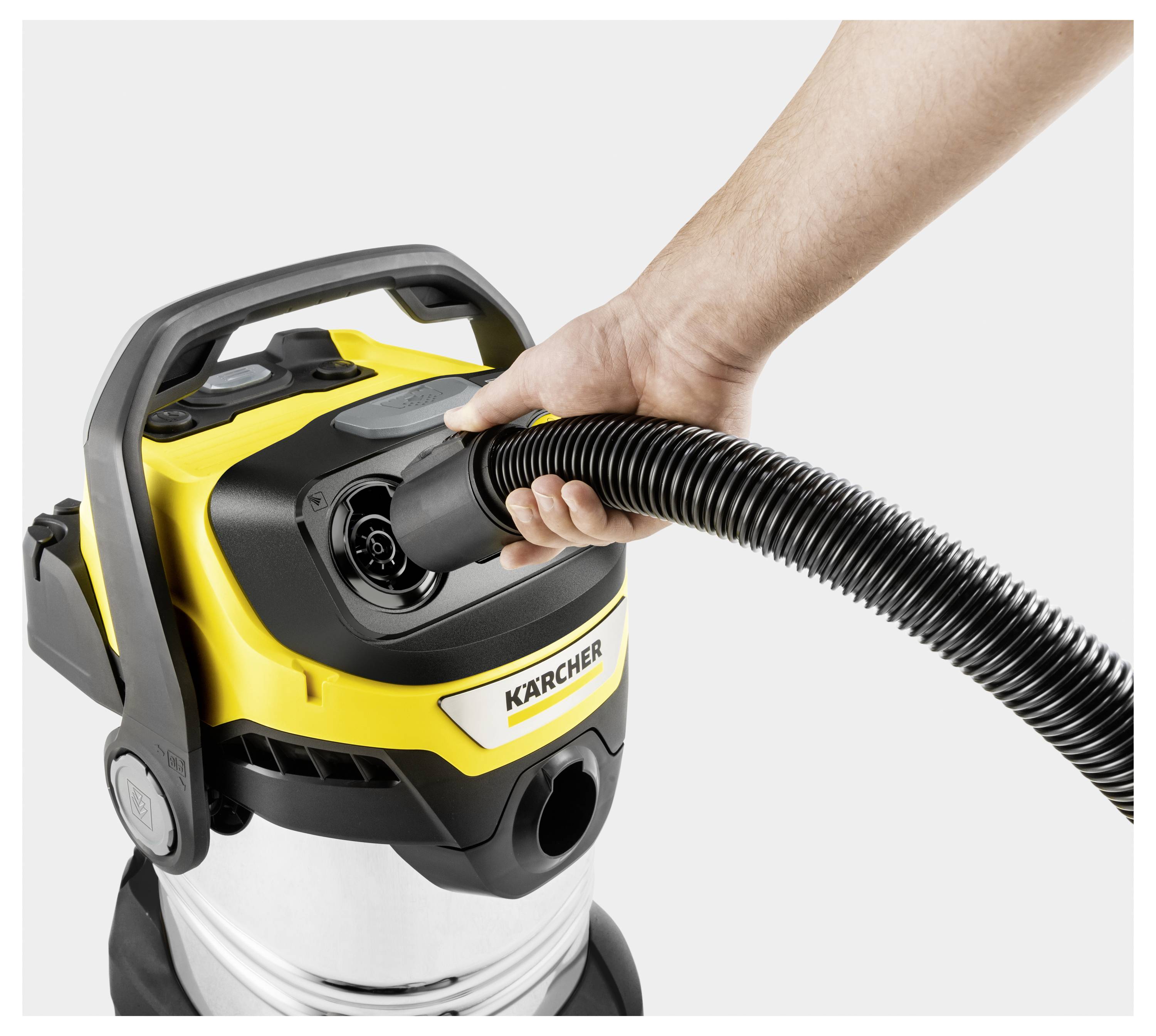 Kärcher Home & Garden WD 7 Control P S 30/6/35/T 1.628-385.0 Nass-/Trockensauger 1400W 30l halbautomatische Filterreinigung