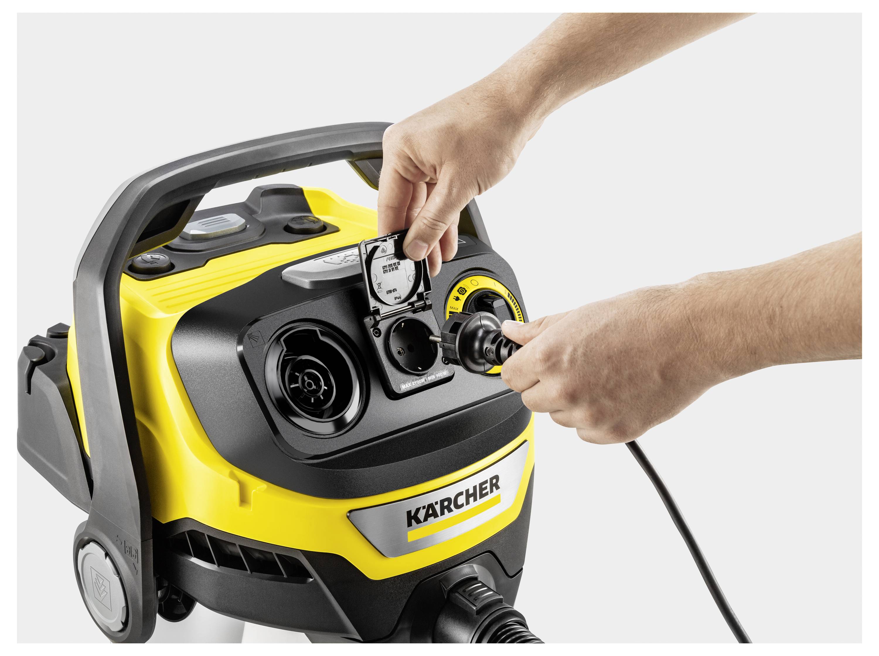Kärcher Home & Garden WD 7 Control P S 30/6/35/T 1.628-385.0 Nass-/Trockensauger 1400W 30l halbautomatische Filterreinigung