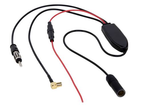 ACV Auto-Antennen-Adapter DAB/UKW-Splitter Schwarz 151000-30