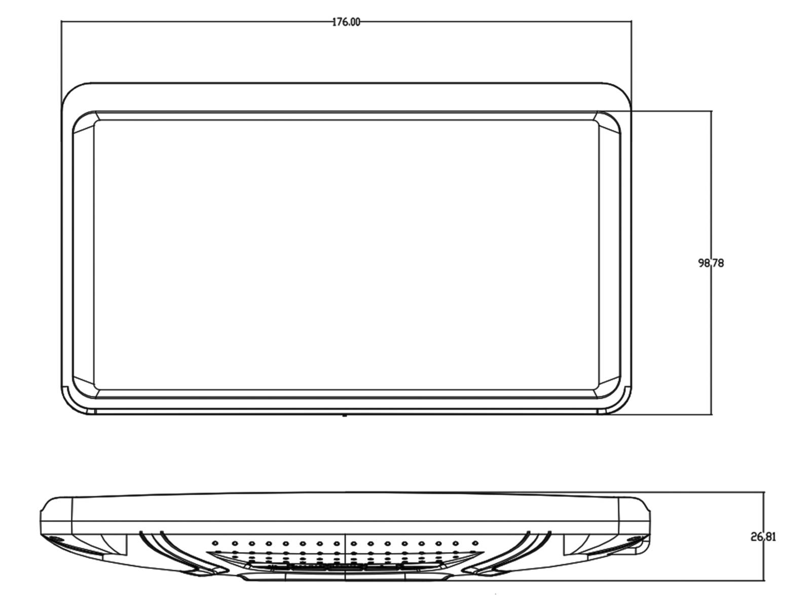 ACV Auto LCD-Monitor 7 Zoll