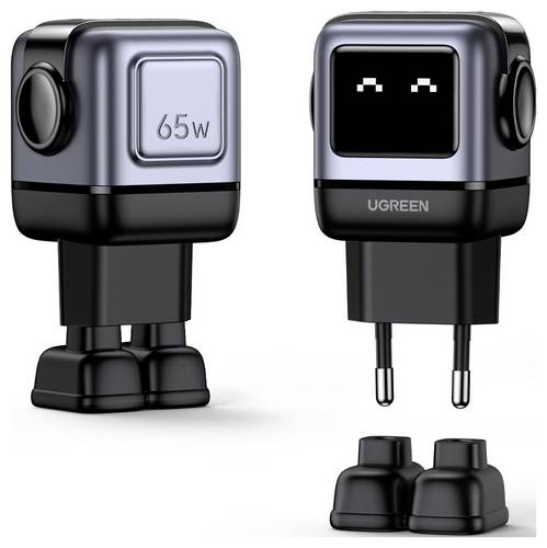 UGREEN Uno RG USB Ladegerät 65 W 2x USB-C®, 1x USB-A Grau Innenbereich GaN