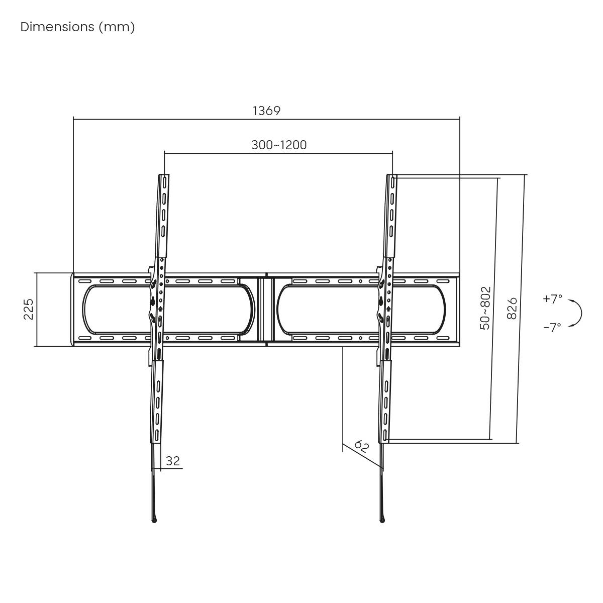My Wall "HF6L" TV-Wandhalterung