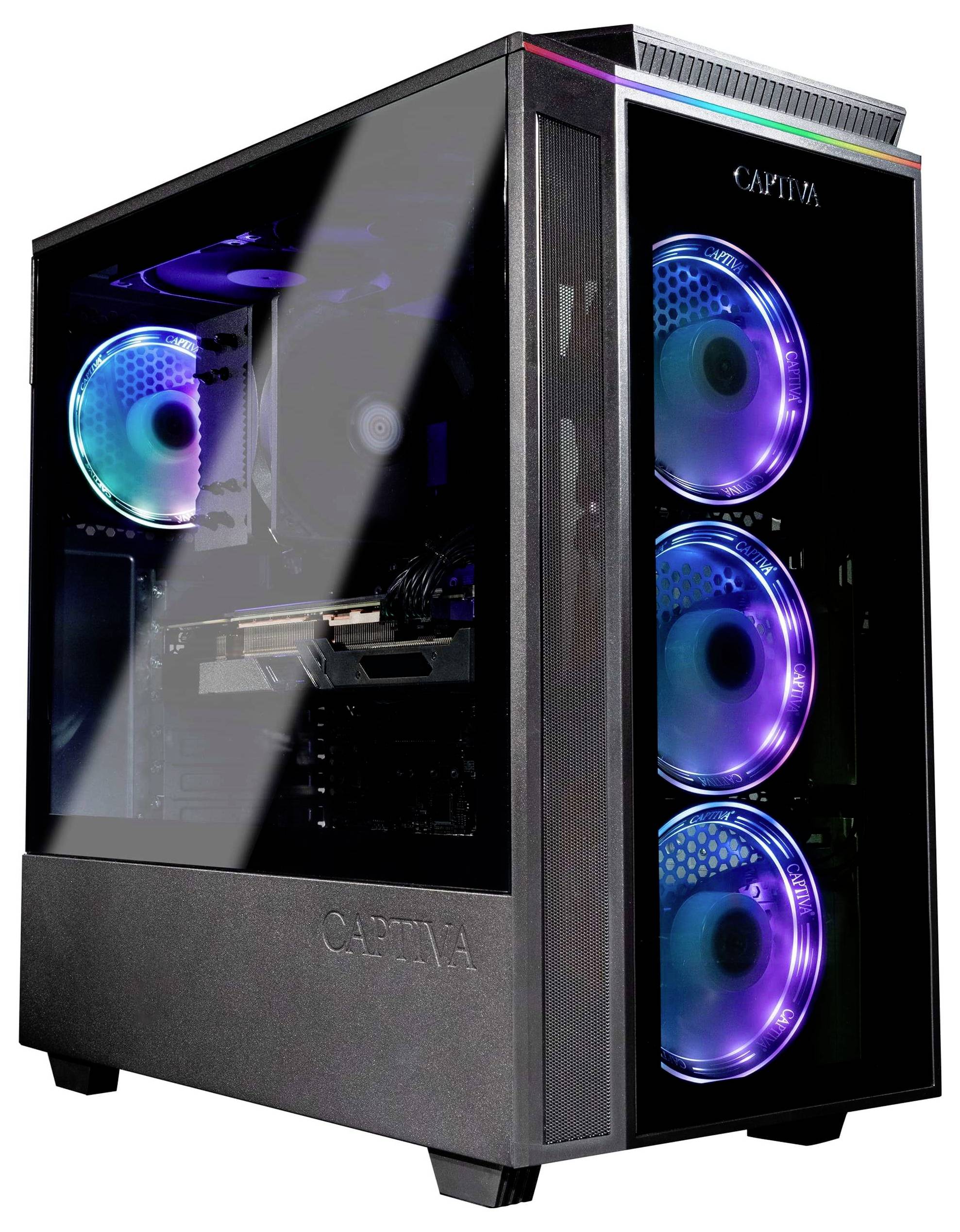 Captiva Gaming PC Highend Gaming 7800X3D 5GHz 16GB RAM AMD AMD Radeon Graphics NVIDIA GeForce RTX 5070 Ti GDDR7 89500