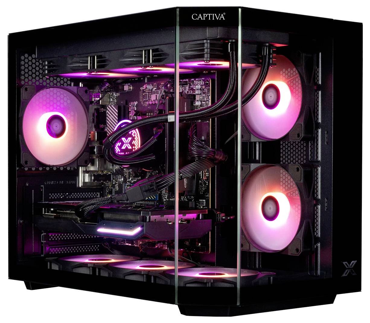 Captiva Gaming PC Highend Gaming 5700X 12GB RAM NVIDIA GeForce RTX 5070 GDDR7 90031