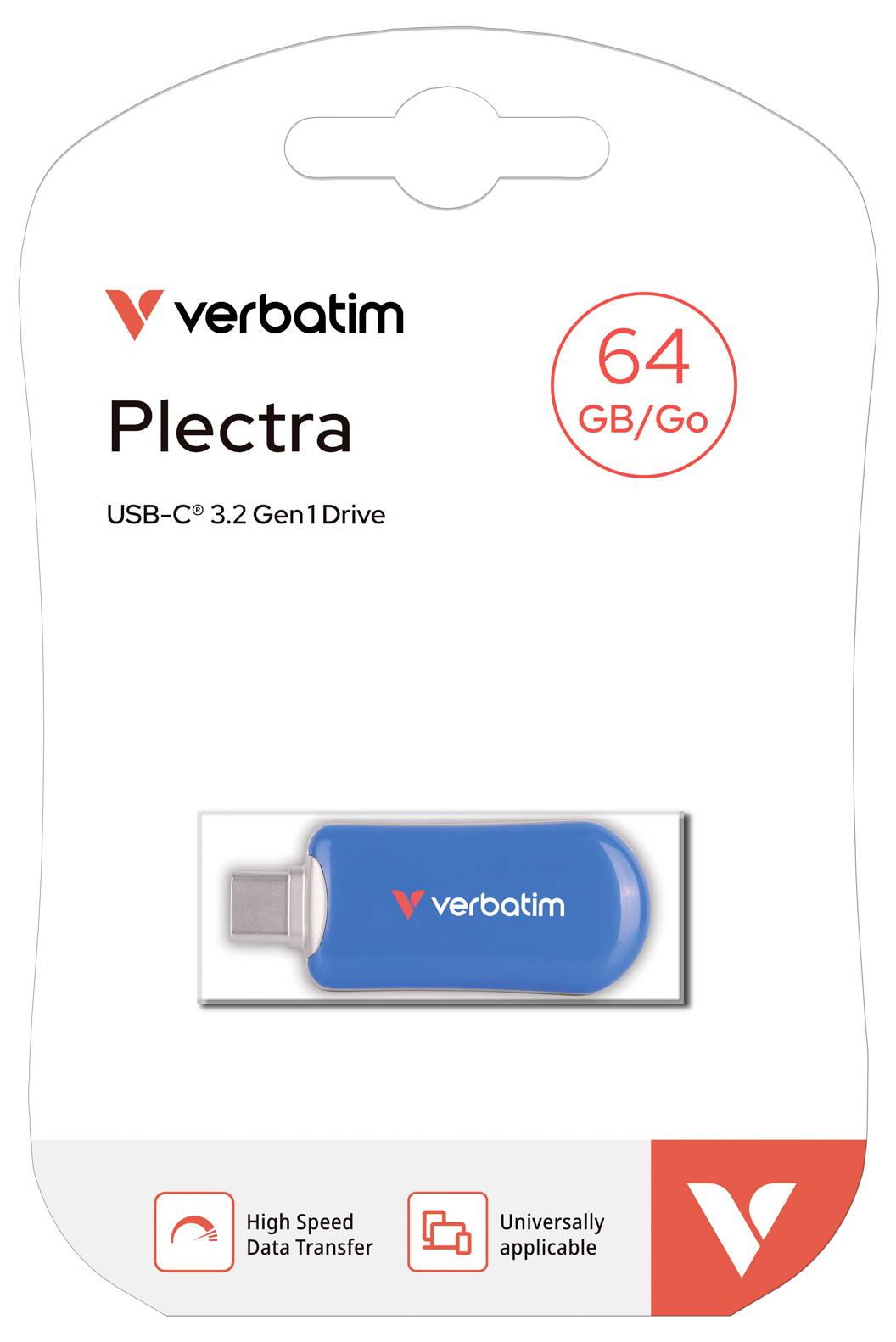 Verbatim Plectra USB-Stick 64 GB Blau 30232
