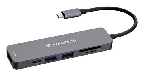 Verbatim 32156 USB-Hub 5 GBit/s Schwarz Essentials