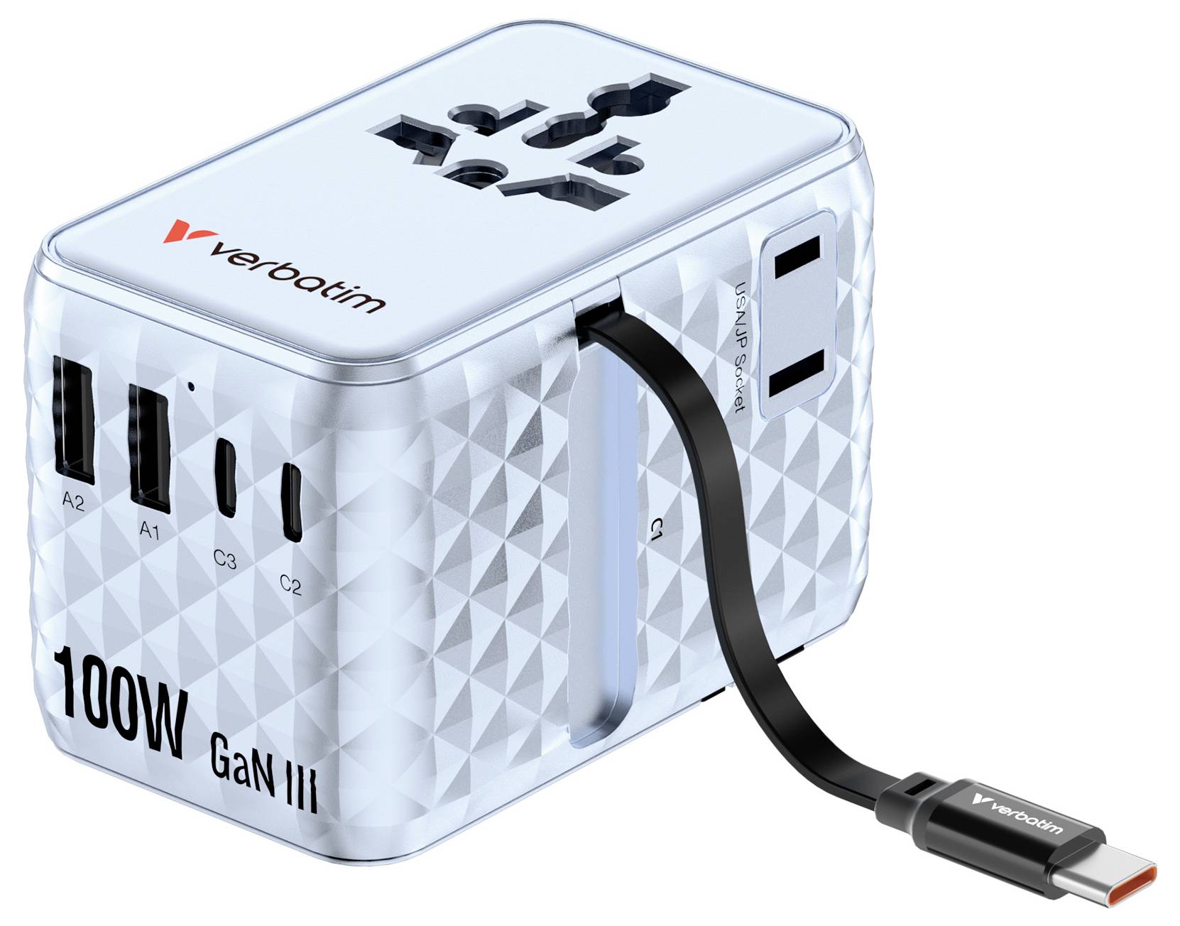 Verbatim 30192 Reiseadapter Charge ’n’ Travel