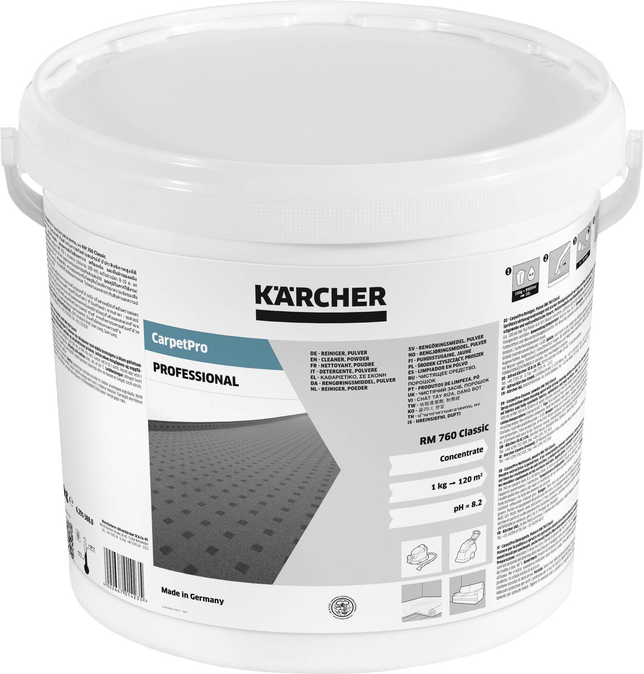 Kärcher Professional Kärcher CarpetPro RM 760 Pulver Classic 6.291-388.0 1St.