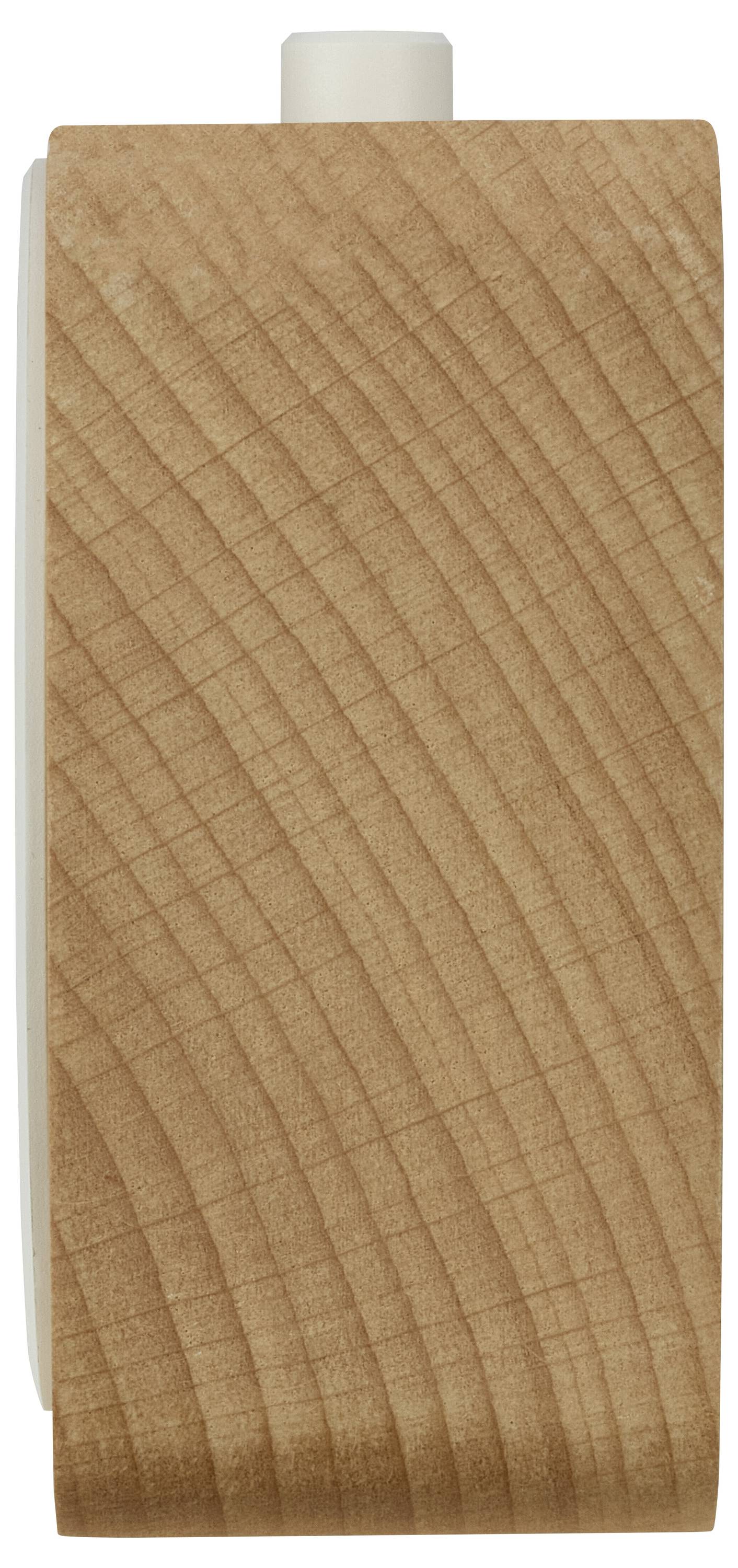 TFA Dostmann 60.2049.05 Quarz Wecker Braun, Buche Alarmzeiten 1 Großes Display