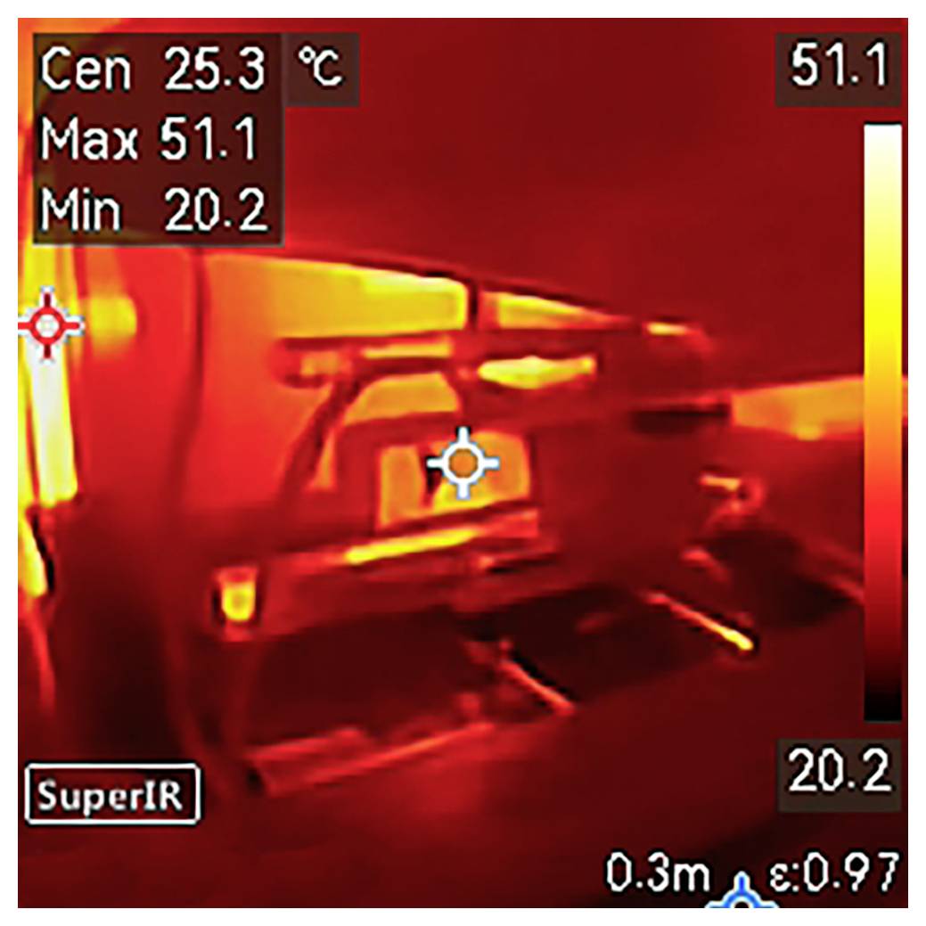TFA Dostmann Infrarot Wärmebildkamera VISUALTEMP Wärmebildkamera -20 bis 550 °C 96 x 96 Pixel 25 Hz USB-C