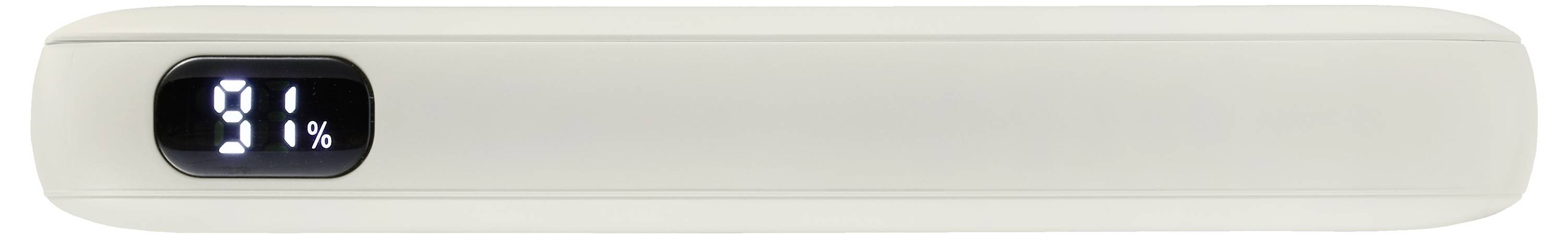 Eine digitale Anzeige zeigt „91 %