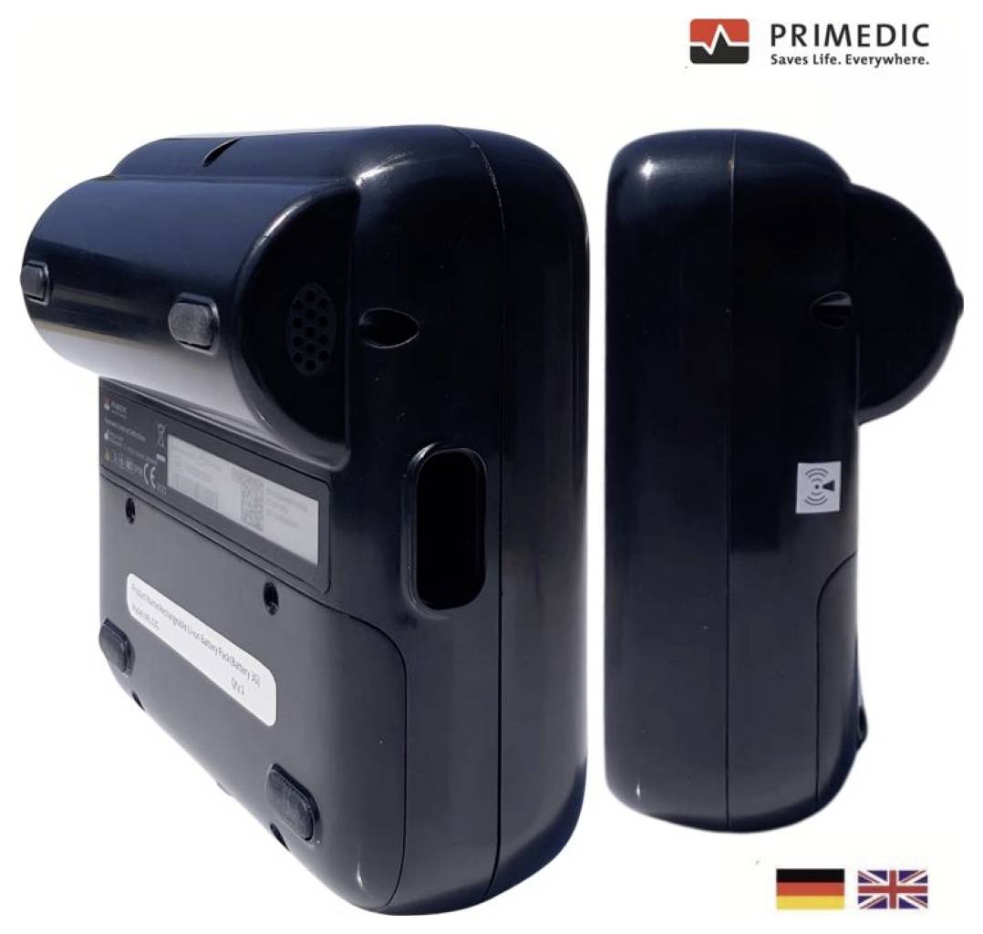 MEDX5 myPAD-M mit LCD-Farbbildschirm, manuelle Schockauslösung Defibrillator Flugzeug, Innenbereich, KFZ, LKW, intern, mobil mit