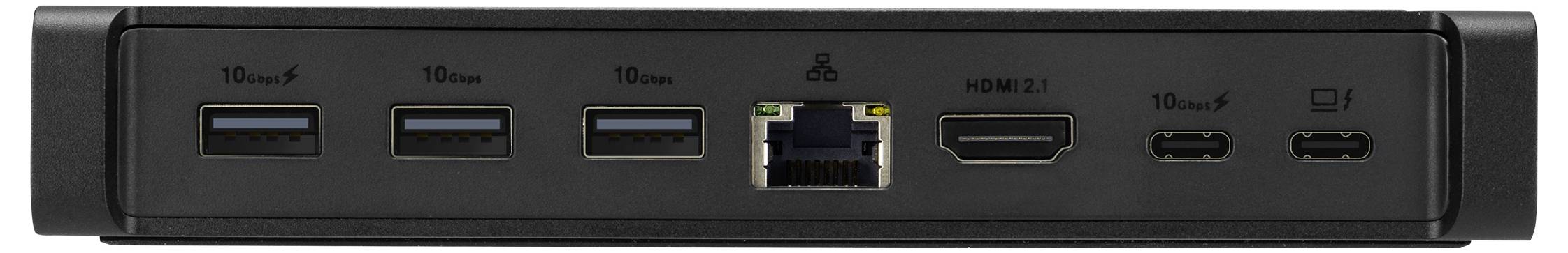 Ein Smartphone, das das Logo der Republic of Gamers in leuchtenden Partikeln anzeigt, auf einem schwarzen Ständer mit farbigen LED-Lichtern montiert.