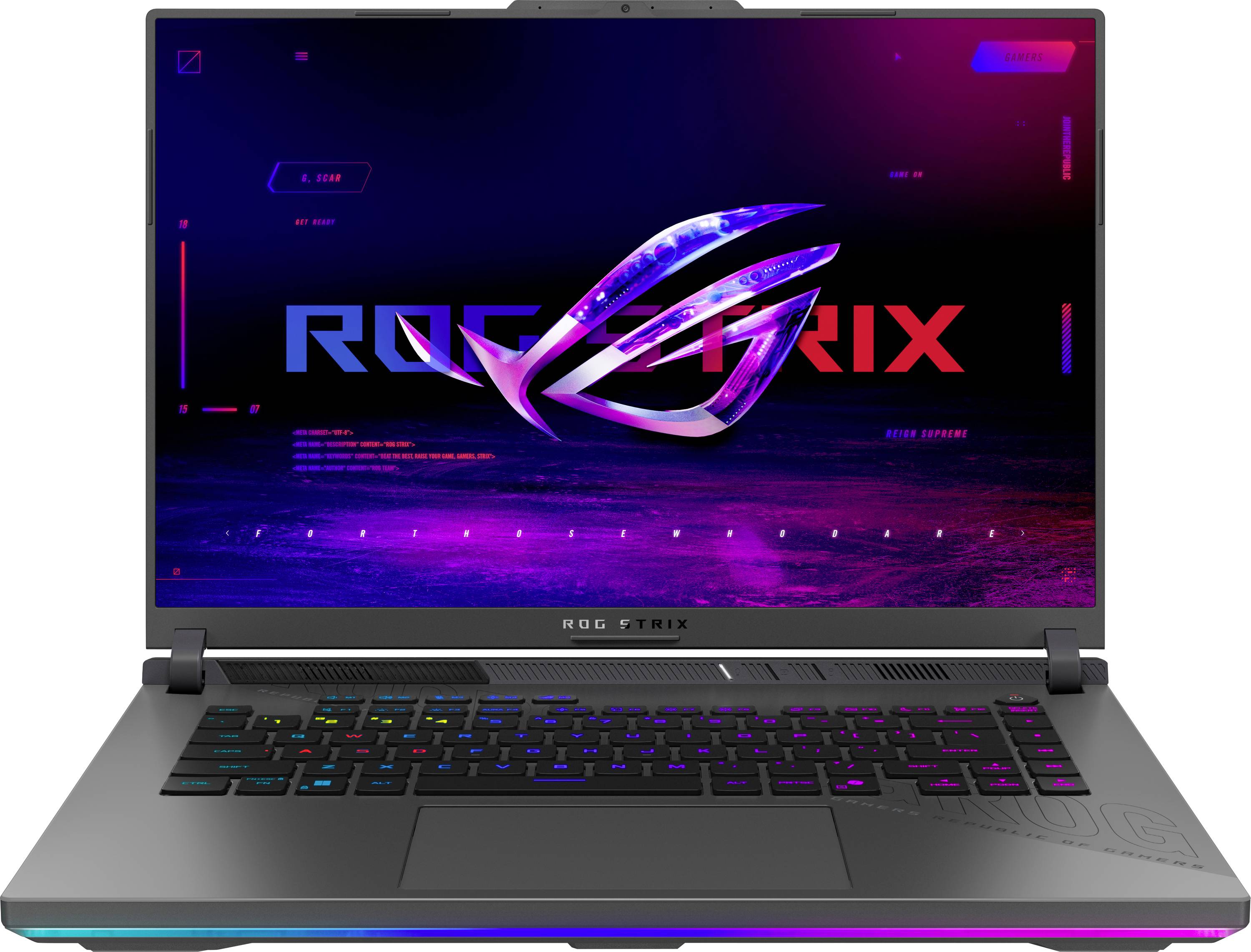 Asus Gaming Notebook 40.6 cm (16 Zoll) WUXGA AMD Ryzen 9 8940HX 8 GB RAM 1 TB SSD Deutsch, QWERTZ AMD AMD Radeon Graphics NVIDIA GeForce RTX 5070