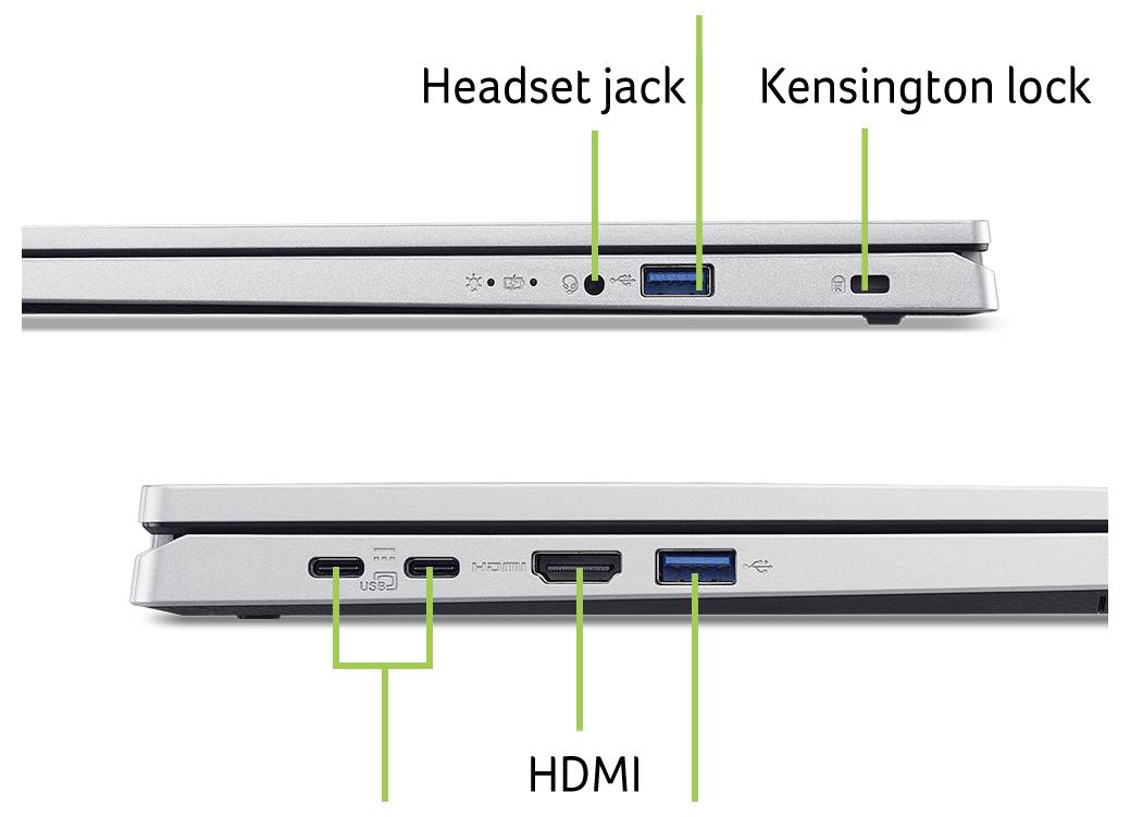 Acer Notebook Extensa 15 39.6 cm (15.6 Zoll) Full HD Intel® Core™ 5 120U 16 GB RAM 256 GB SSD Deutsch, QWERTZ Grau NX.EJCEG.004