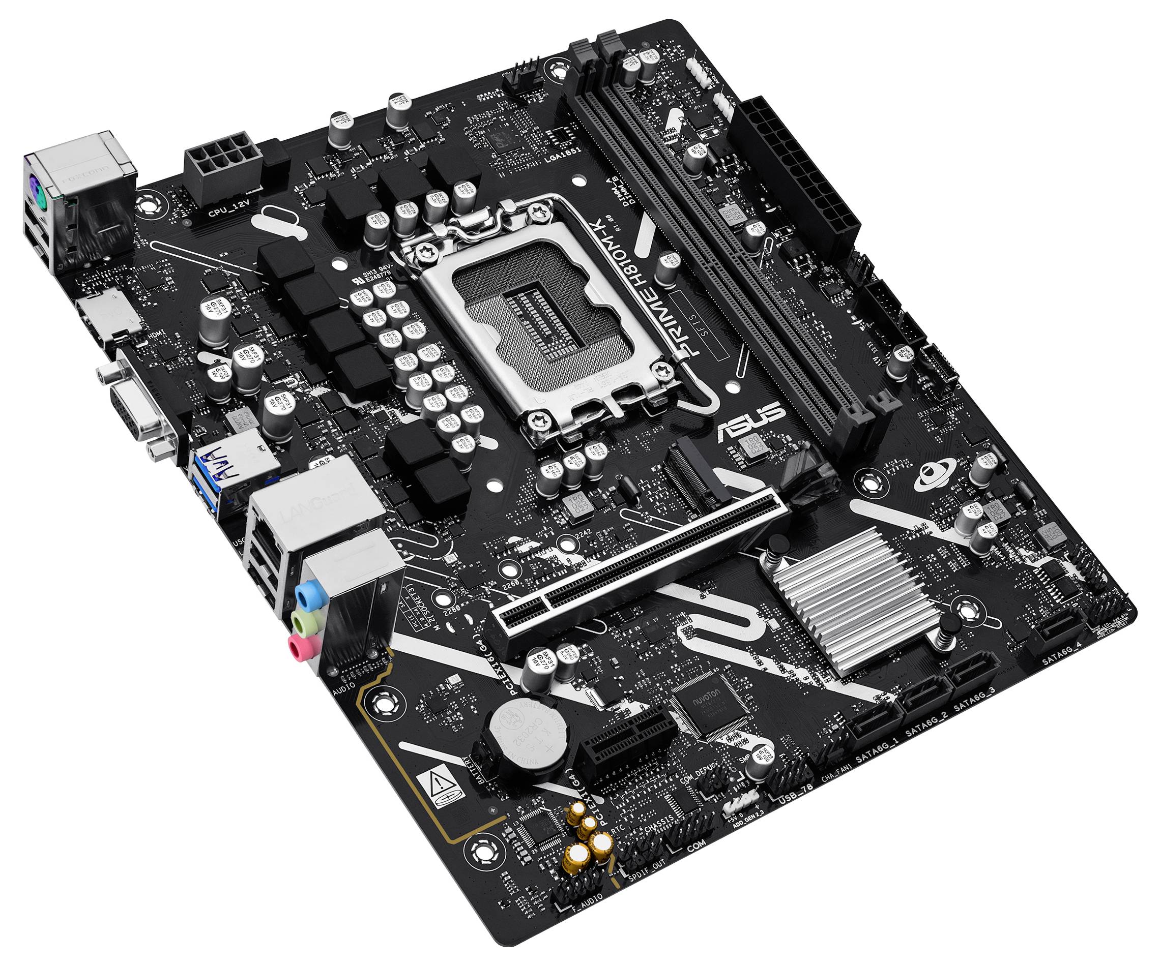 Asus PRIME H810M-K Mainboard Sockel (PC) Intel® LGA 1851 Formfaktor (Details) Micro-ATX