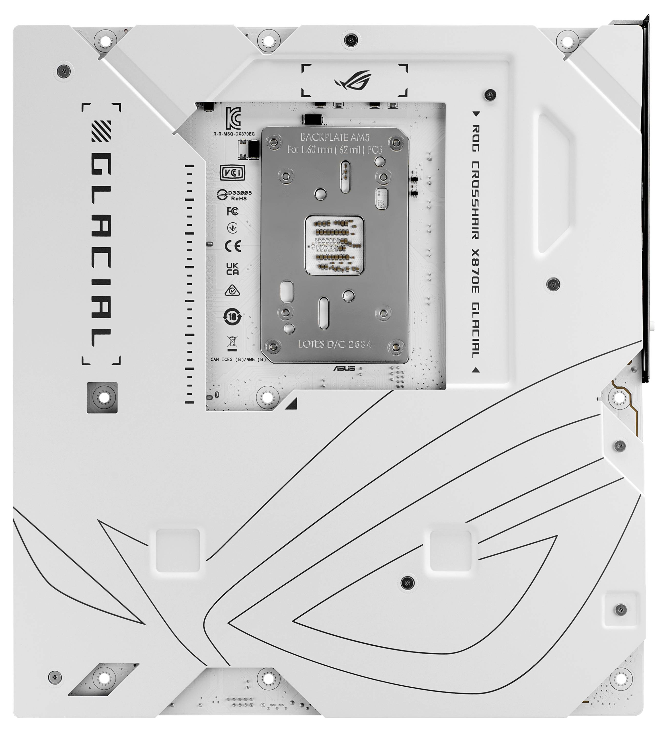 Asus MB ROG CROSSHAIR X870E GLACIAL Mainboard
