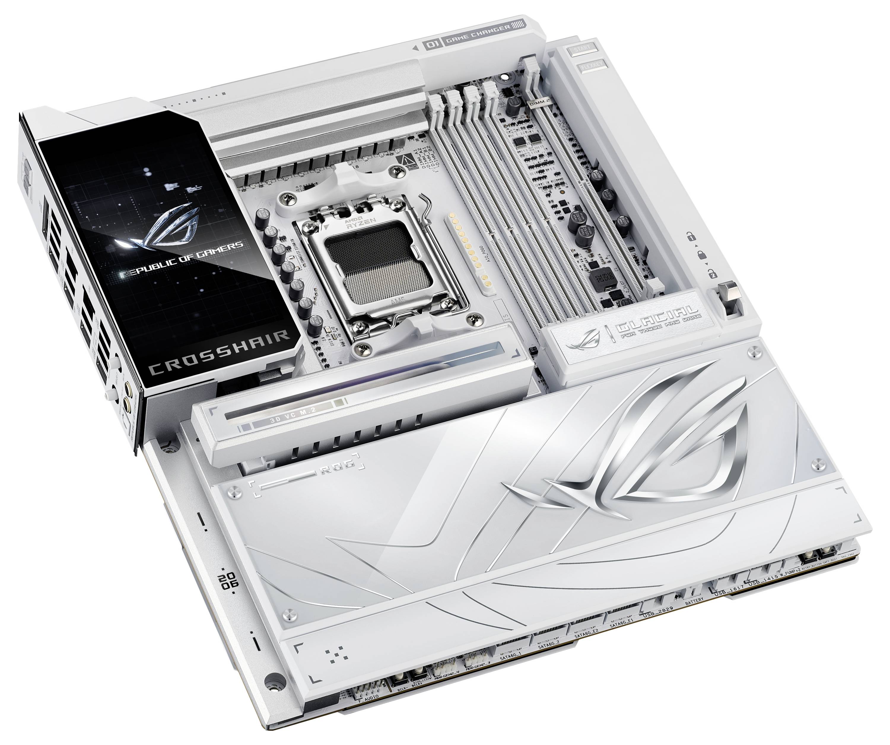 Asus MB ROG CROSSHAIR X870E GLACIAL Mainboard