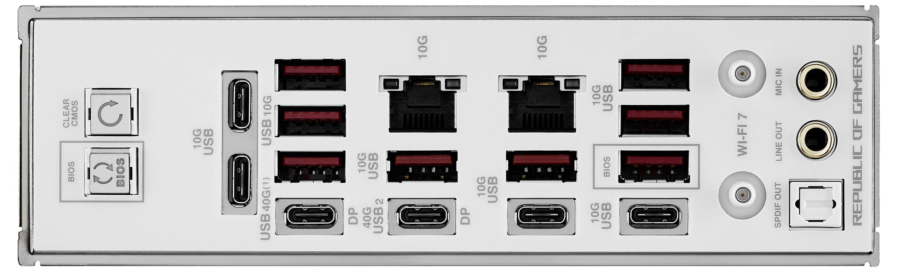 Asus MB ROG CROSSHAIR X870E GLACIAL Mainboard