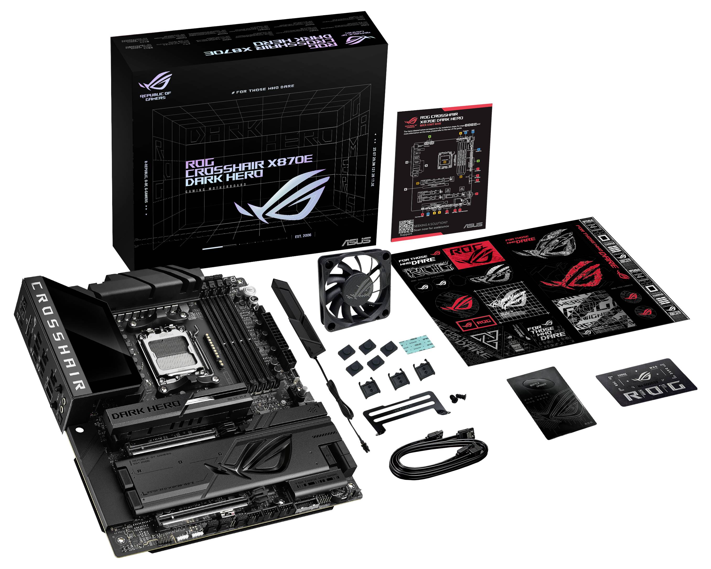 Asus MB ROG CROSSHAIR X870E DARK HERO Mainboard Formfaktor (Details) ATX