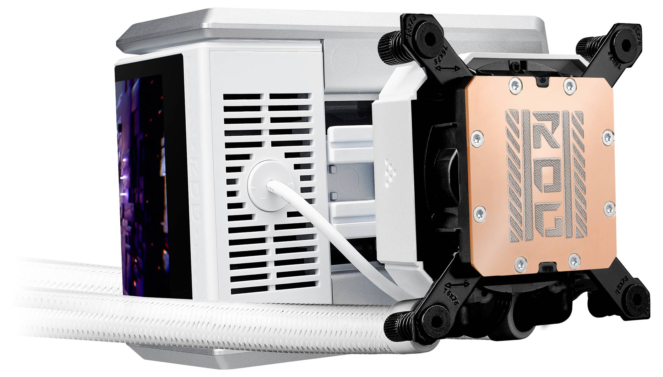 Asus WAK ROG RYUO IV 360 ARGB WHT Wasserkühlung-Chipkühler