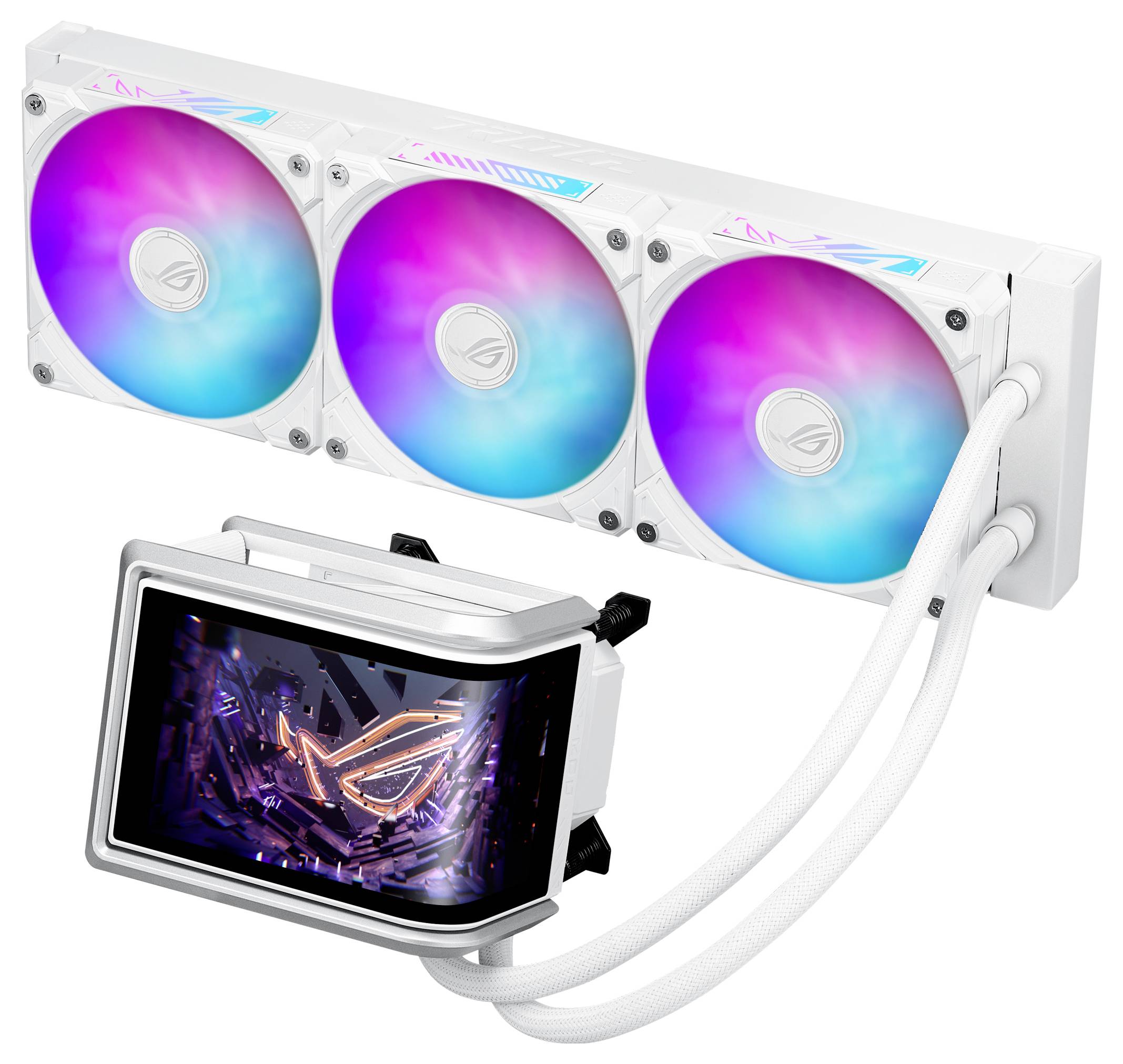 Asus WAK ROG RYUO IV 360 ARGB WHT Wasserkühlung-Chipkühler