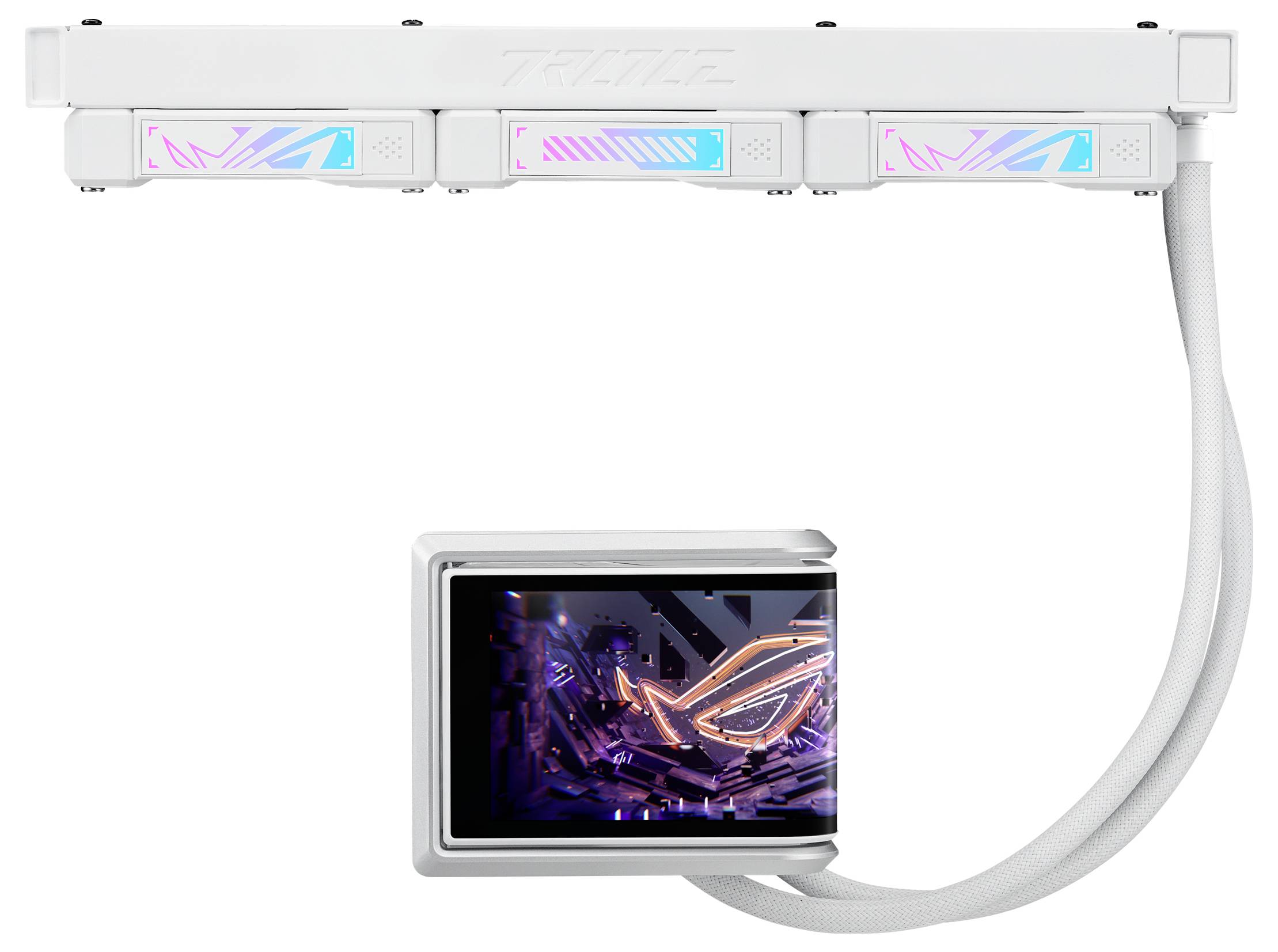 Asus WAK ROG RYUO IV 360 ARGB WHT Wasserkühlung-Chipkühler