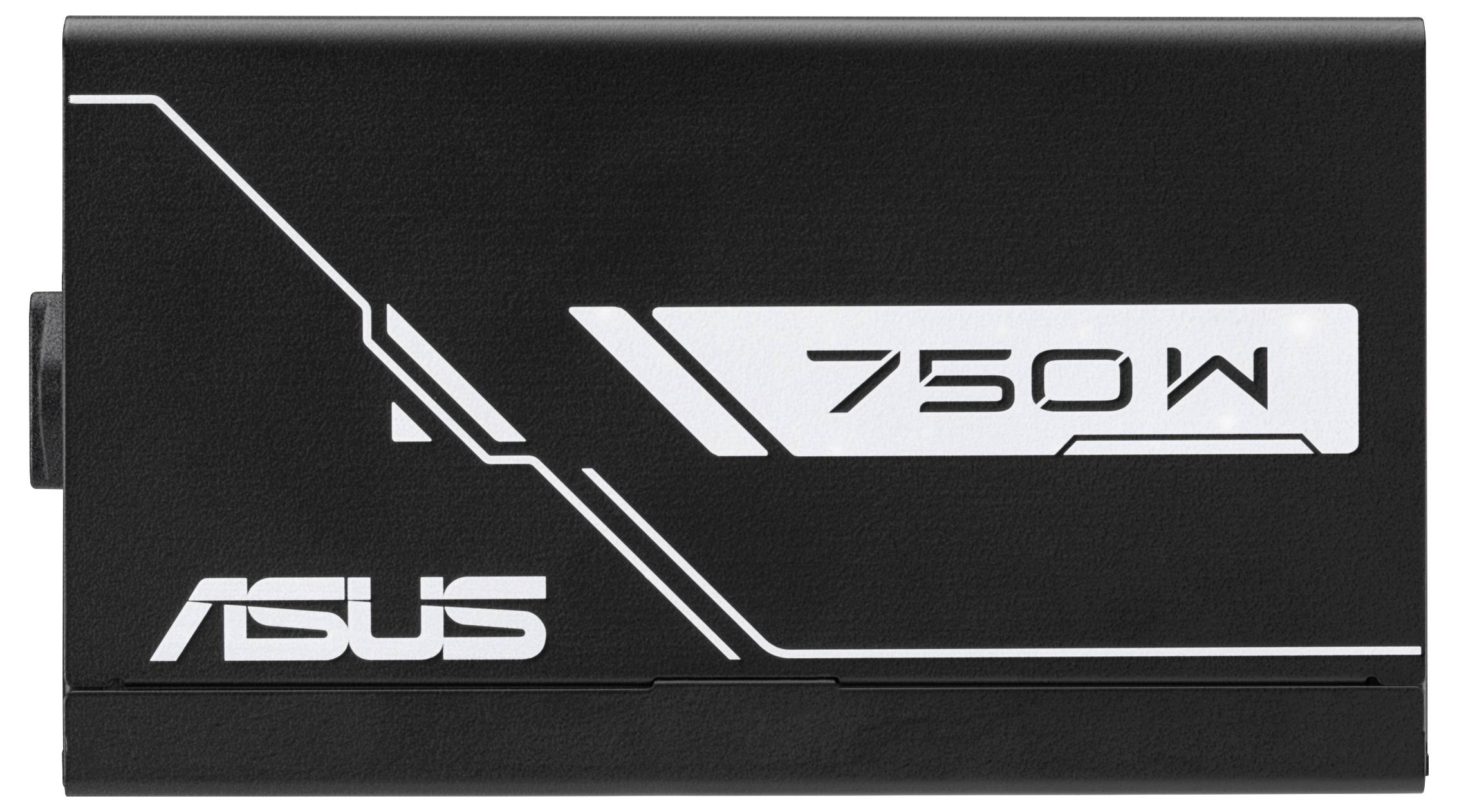 Eine schwarze ASUS-Stromversorgungseinheit mit der Bezeichnung 