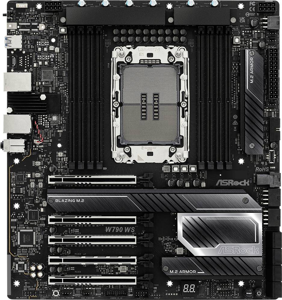 ASRock W790 WS R2.0 Mainboard Sockel (PC) Intel® LGA 4677 Formfaktor (Details) E-ATX