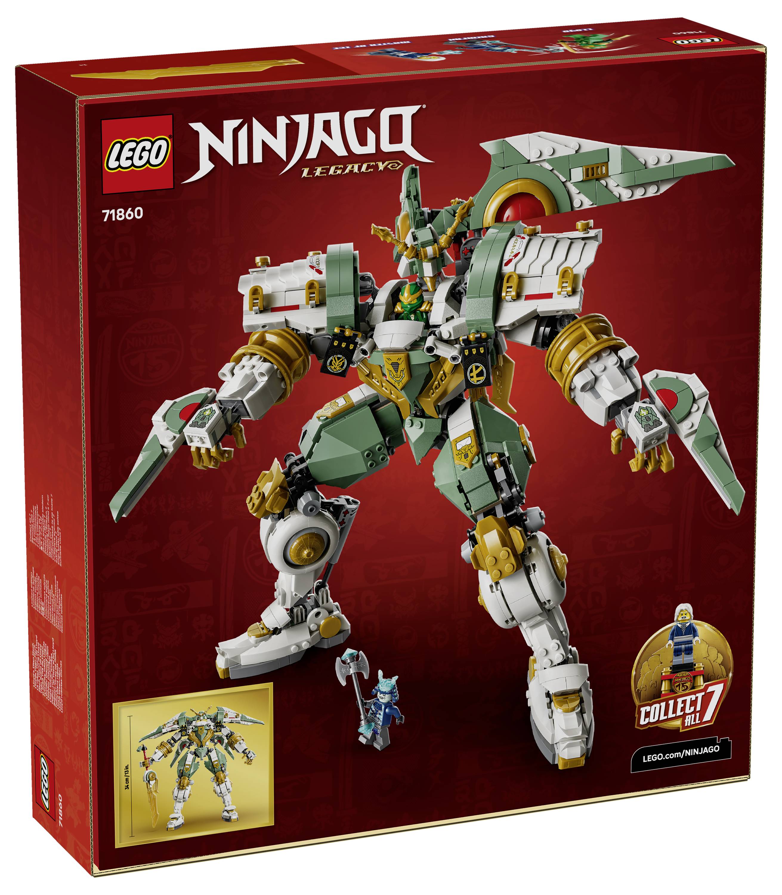 LEGO Ninjago Legacy Box zeigt „71860 Weißer Mech
