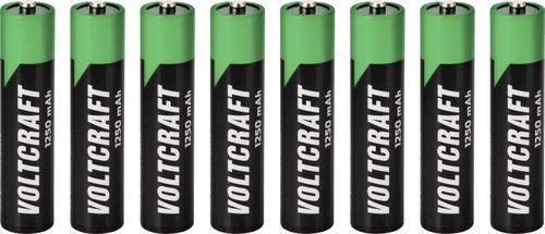 VOLTCRAFT Micro (AAA)-Akku Li-Ion 1250 mAh 1.5 V 8 St.