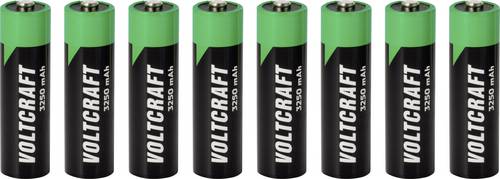 VOLTCRAFT Mignon (AA)-Akku Li-Ion 3250 mAh 1.5 V 8 St.