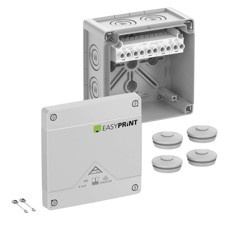 Spelsberg 406420EP Abzweigkasten (L x B x H) 127 x 127 x 75mm Grau IP66, IP67, IP69 1St.