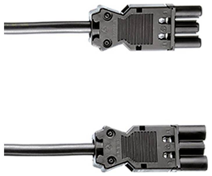 Bachmann 375.0053 Verlängerungsleitung Schwarz 5m