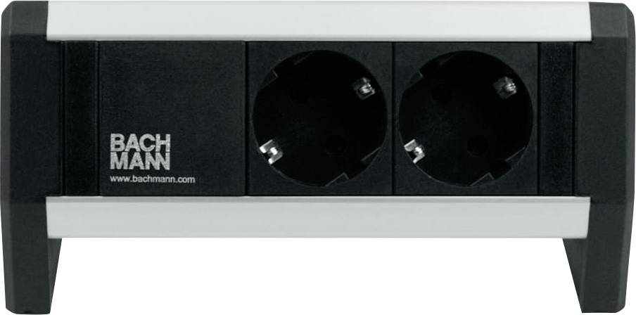 Ein weißes elektronisches Gerät mit rechteckiger Form und abgerundeten Kanten, ausgestattet mit Montagelöchern und Stiften auf der Unterseite.