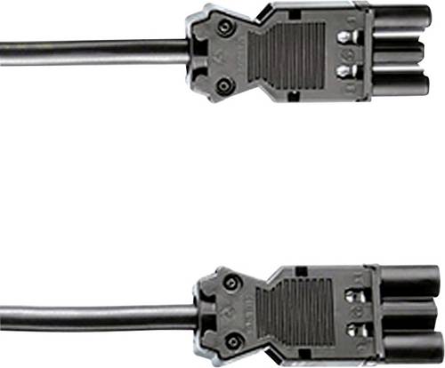 Bachmann 375.0551 Strom Verlängerungskabel Schwarz 4 m