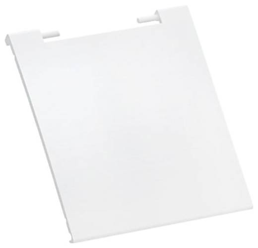 Eine weiße Kunststoff-Lüftungsblende mit glatter Oberfläche, konzipiert zur Installation an Wänden oder Decken, um Lüftungsöffnungen zu verbergen.