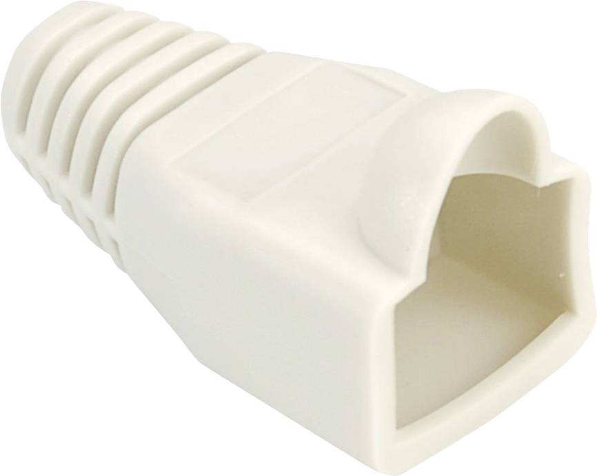 Roline Standard - Knickschutztülle RJ45, mit Knickschutz Klemm-Ø (max.) 5.8mm Kunststoff Grau 10St.