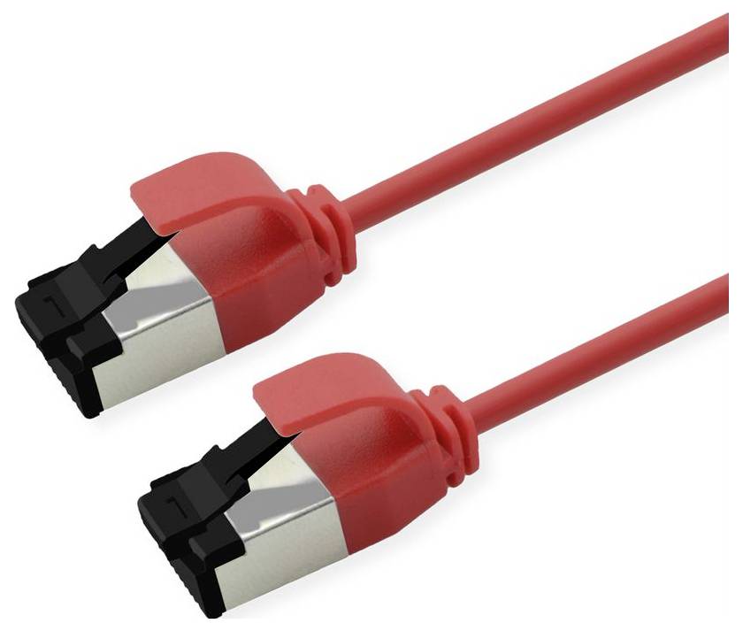 Roline 21.15.3222 RJ45 Patchkabel CAT 8.1 U/FTP 0.5m Rot 1St.