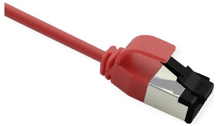 Roline 21.15.3225 RJ45 Patchkabel CAT 8.1 U/FTP 2m Rot 1St.