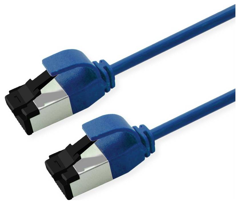 Roline 21.15.3253 RJ45 Patchkabel CAT 8.1 U/FTP 1m Blau
