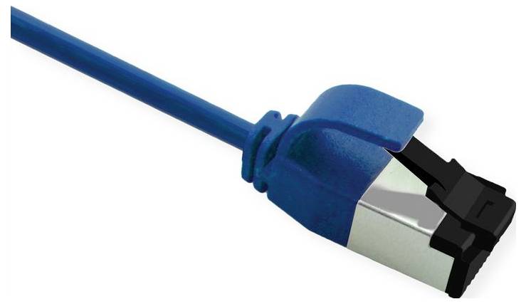 Roline 21.15.3253 RJ45 Patchkabel CAT 8.1 U/FTP 1m Blau