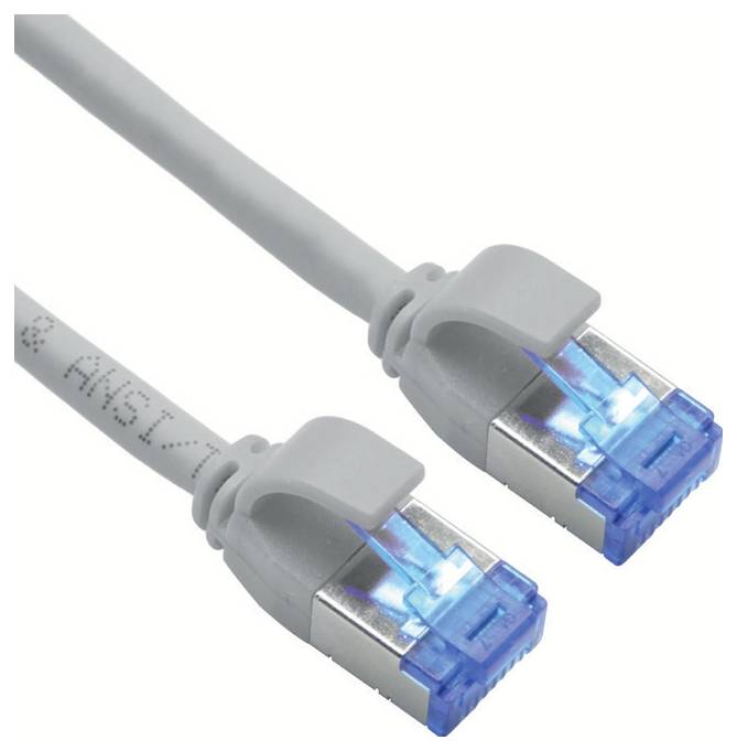 Roline 21.15.4310 RJ45 Patchkabel CAT 6 S/STP 0.5m Grau 1St.