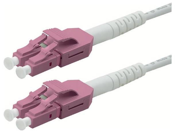 Roline 21.15.8653 Glasfaser LWL Anschlusskabel 3m Violett [2x LC - 2x LC] 50/125 µ Multimode OM4