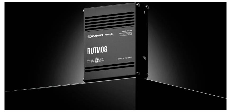 Ein schwarzes Modem mit der Bezeichnung 