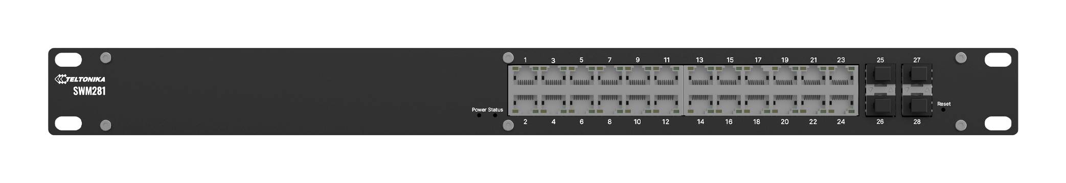 Teltonika SWM281000200 SWM281 Gigabit Ethernet Manage Ethernet Switch
