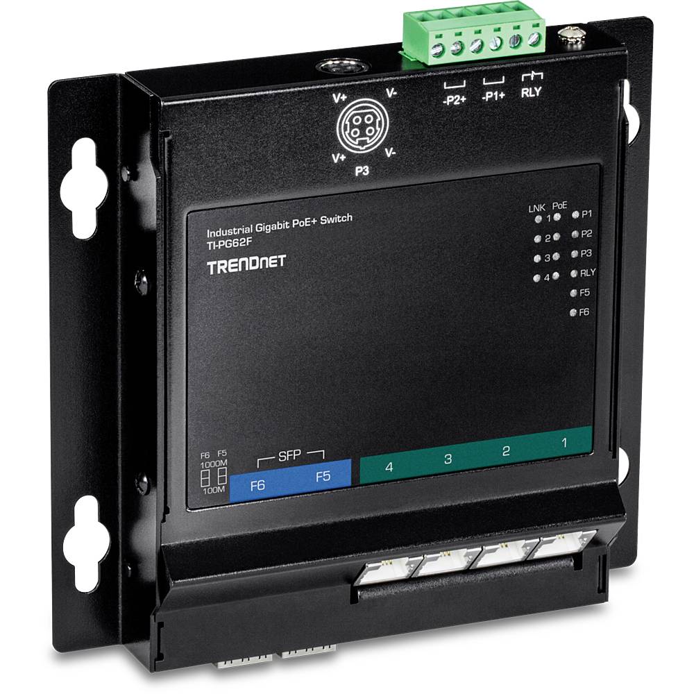 TrendNet TI-PG62F TI-PG62F PoE+ | Industrial Netzwerk Switch