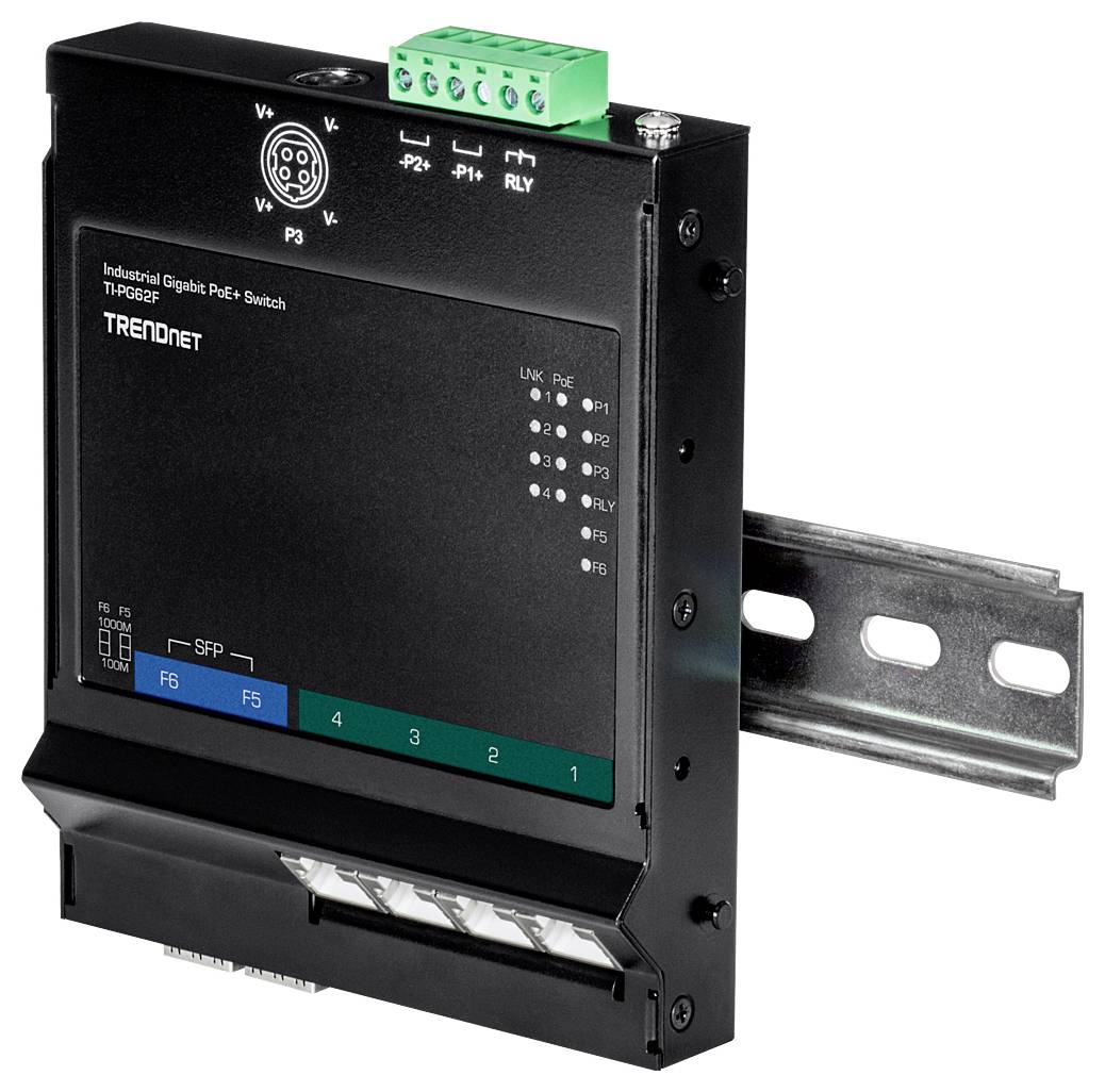 TrendNet TI-PG62F TI-PG62F PoE+ | Industrial Netzwerk Switch
